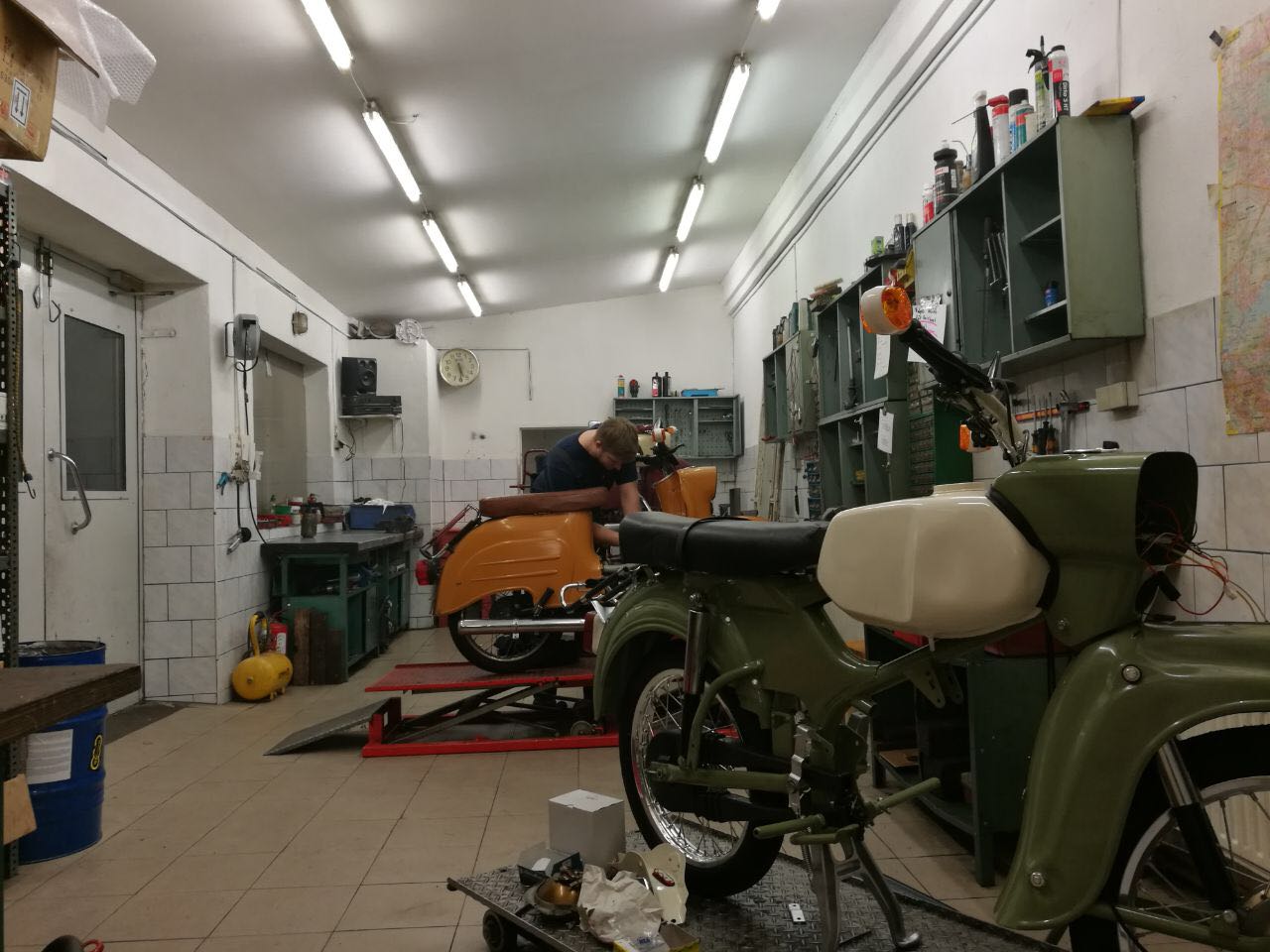 Ansicht der Werkstatt